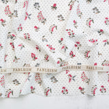 Fableism - Indian Block Print Cottage - Dottie Floral Cream Fabric
