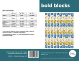 Allison Ramsing - Bold Blocks - Paper Pattern