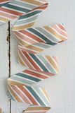 Bessie Pearl Binding Co. - 2.5" Bias Quilt Binding - Boho Rainbow Stripe
