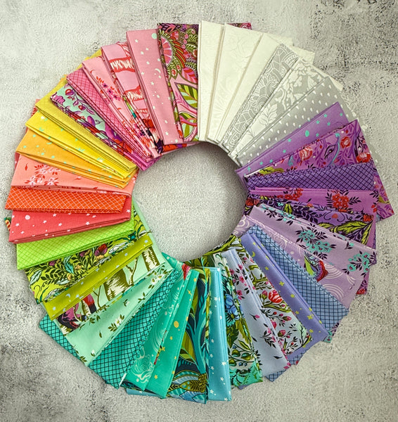 FreeSpirit Fabrics - Tula Pink Full Moon Forest II & New True Colors - Factory Fat Quarter Bundle
