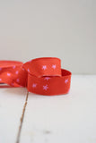 Bessie Pearl Binding Co. - 2.5" Bias Quilt Binding - Starry Warm Red