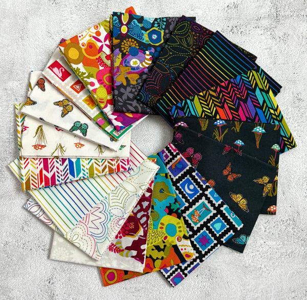 Andover - Alison Glass Color Wheel - Fat Quarter Bundle (16 FQ)