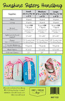 Knot and Thread - Sunshine Sisters Handbag - Paper Pattern