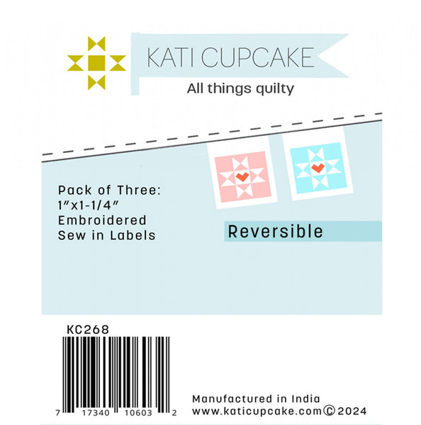 Kati Cupcake - Heart Star Block Labels (3 ct)