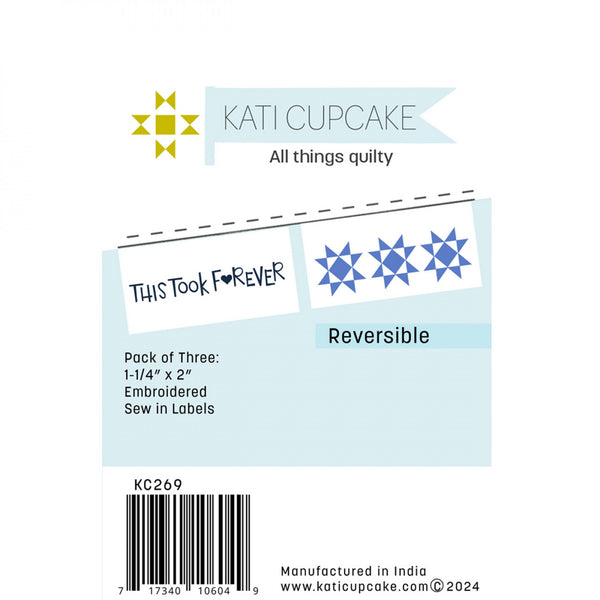 Kati Cupcake - This Took Forever Sewing Labels (3 ct)