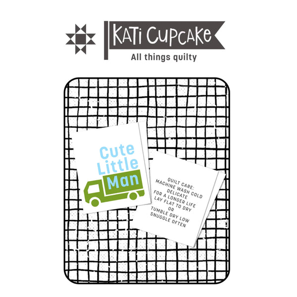 Kati Cupcake - Cute Little Man Labels (3 ct)
