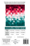Lo & Behold Stitchery - Triangle Fade - Paper Pattern