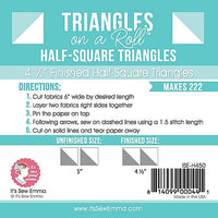 Its Sew Emma - Triangle On A All Half Square Triangles - 4.5"