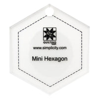 Simplicity- Jelly Roll Ruler Mini Hexagon