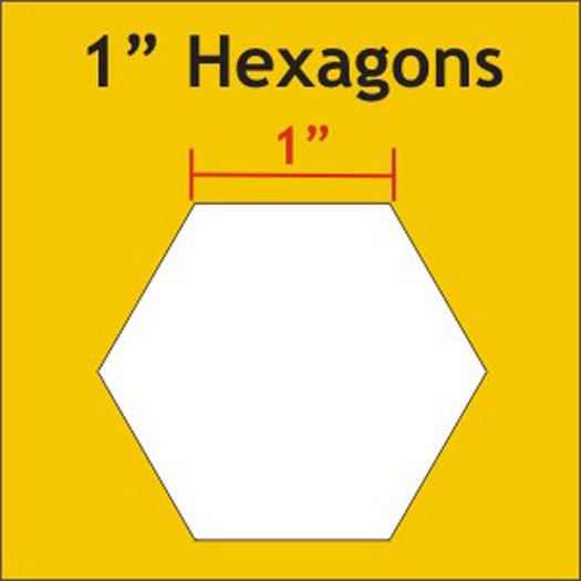 Paper Pieces - Hexagon - 1" (600 pcs)