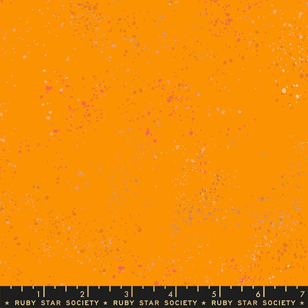 Ruby Star Society - Speckled - Clementine Metallic Fabric