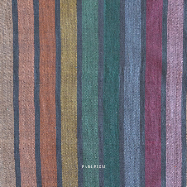 Fableism - Lucky Loom - Wings Dark Rainbow Fabric