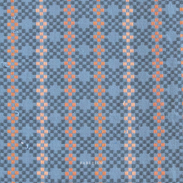 Fableism - Lucky Loom - Mosaic Blue Fabric