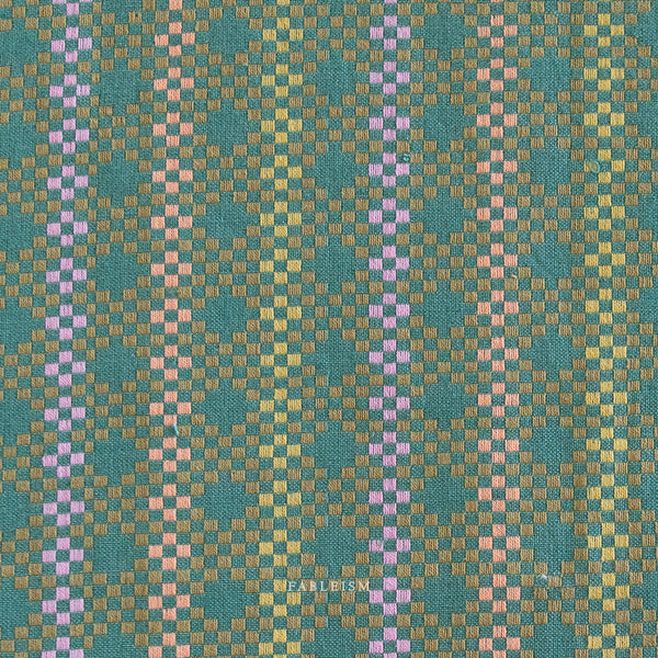 Fableism - Lucky Loom - Mosaic Melon Fabric