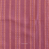 Fableism - Lucky Loom - Stitch Stripe Blackberry Fabric