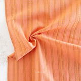 Fableism - Lucky Loom - Stitch Stripe Ginger Fabric