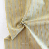 Fableism - Lucky Loom - Stitch Stripe Sage Fabric