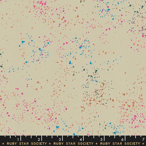 Ruby Star Society - Speckled - Metallic Khaki Fabric