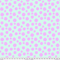 PRE-ORDER Free Spirit Fabrics - Tula Pink Tabby Road Deja Vu - Fur Ball Technomint MINKY Fabric