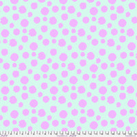 Free Spirit Fabrics - Tula Pink Tabby Road Deja Vu - Fur Ball Technomint MINKY Fabric