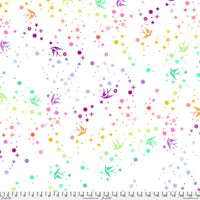 Free Spirit Fabrics - Tula Pink True Colors Minky - Fairy Dust White MINKY Fabric