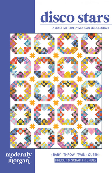 Modernly Morgan - Disco Stars Quilt - Paper Pattern