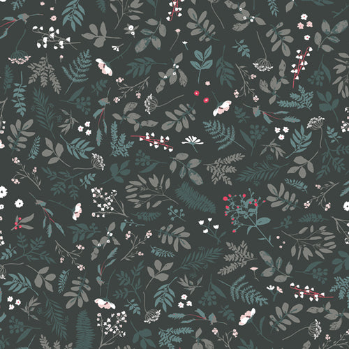 Art Gallery Fabrics - Plentiful - Dark Foresta Fabric