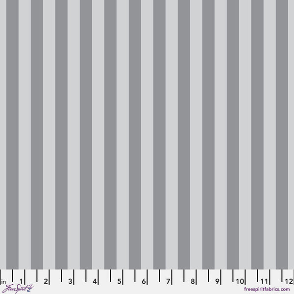 FreeSpirit Fabrics - Tula Pink True Colors Graywork - Tent Stripe Fog Fabric
