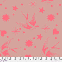 Free Spirit Fabrics - Tula Pink Neon True Colors - Fairy Flakes Nova Fabric