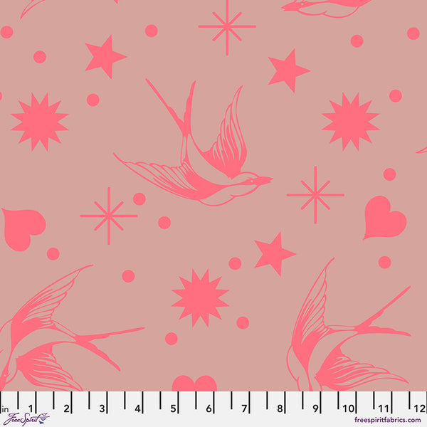 Free Spirit Fabrics - Tula Pink Neon True Colors - Fairy Flakes Nova Fabric