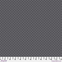 FreeSpirit Fabrics - Tula Pink True Colors Graywork - Tiny Dots Carbon Fabric