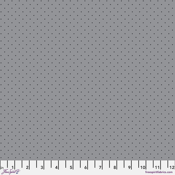 FreeSpirit Fabrics - Tula Pink True Colors Graywork - Tiny Dots Shadow Fabric