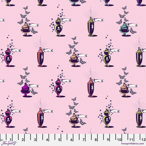 Free Spirit Fabrics - Tula Pink Nightshade Deja Vu - Apothecary Nerium Fabric