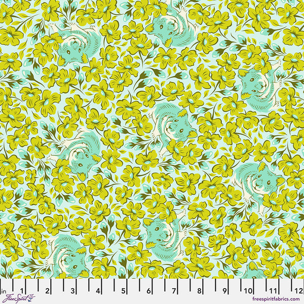 FreeSpirit Fabrics - Tula Pink Besties - Chubby Cheeks Clover Fabric