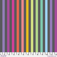 FreeSpirit Fabrics - Tula Pink True Colors Graywork - Disco Stripe Carbon Fabric