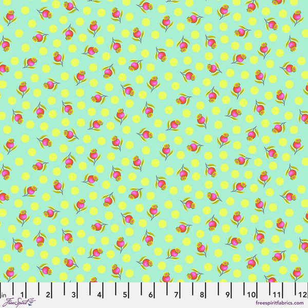 FreeSpirit Fabrics - Tula Pink Untamed - Impending Bloom Moonbeam Fabric