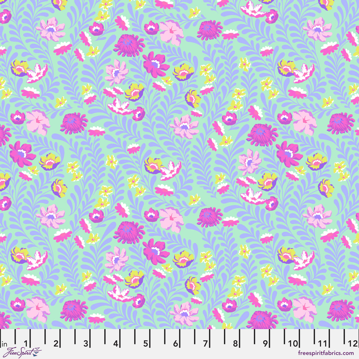 FreeSpirit Fabrics - Tula Pink Untamed - Flowerfield Cosmic Fabric ...