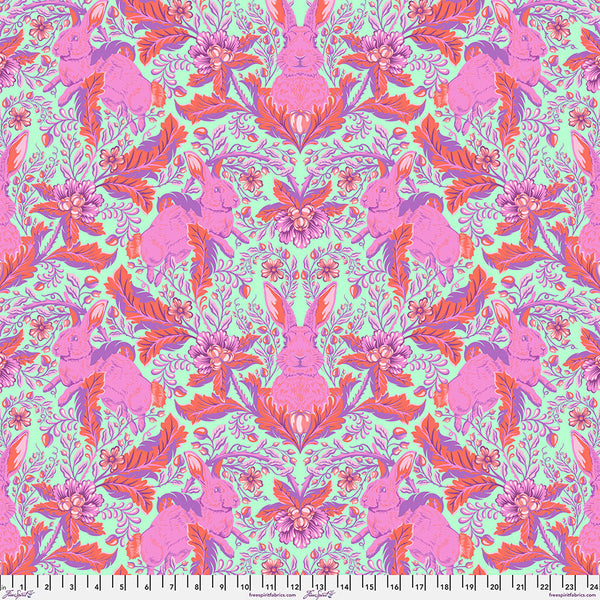 FreeSpirit Fabrics - Tula Pink Full Moon Forest II - Hoppy Go Lucky Blossom Fabric
