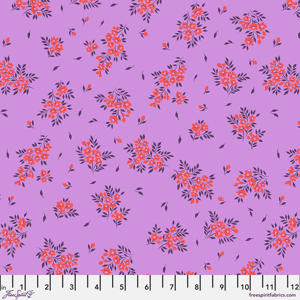 FreeSpirit Fabrics - Tula Pink Full Moon Forest II - What A Ditz Heliotrope Fabric