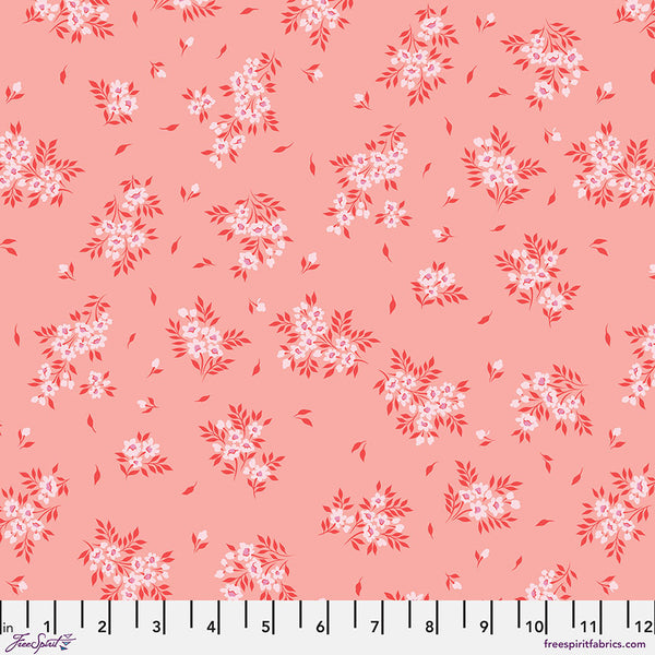 FreeSpirit Fabrics - Tula Pink Full Moon Forest II - What A Ditz Peachy Keen Fabric