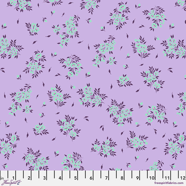 FreeSpirit Fabrics - Tula Pink Full Moon Forest II - What A Ditz Viola Fabric