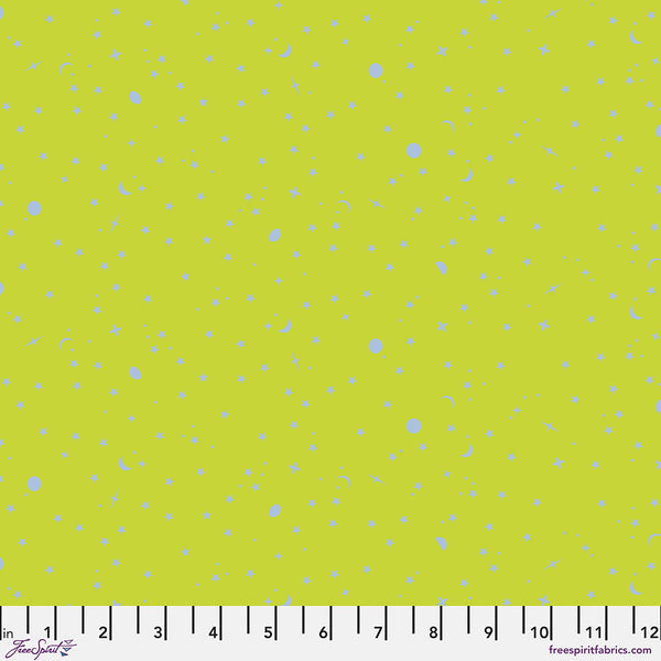 FreeSpirit Fabrics - Tula Pink Full Moon Forest II - Space Sprinkles Lightning Bug Fabric