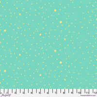 FreeSpirit Fabrics - Tula Pink Full Moon Forest II - Space Sprinkles Seaglass Fabric