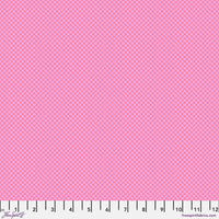 FreeSpirit Fabrics - Tula Pink Full Moon Forest II - On the Grid Bubblegum Fabric