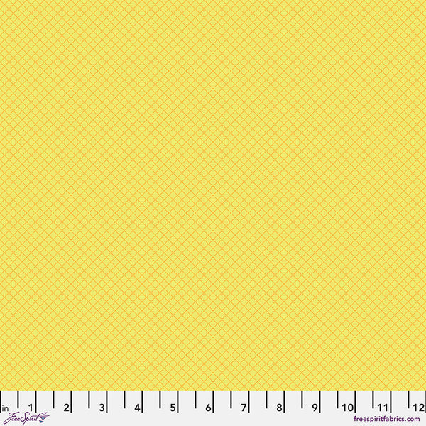 FreeSpirit Fabrics - Tula Pink Full Moon Forest II - On the Grid Highlighter Fabric