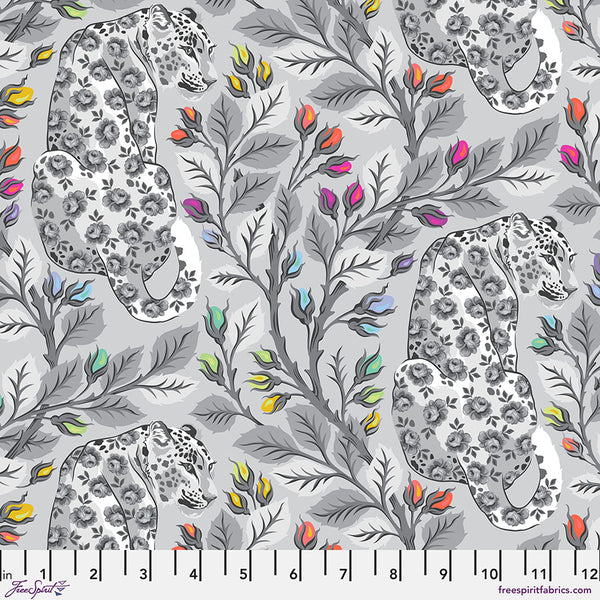 FreeSpirit Fabrics - Tula Pink Graywork - Beautymark Fog Fabric