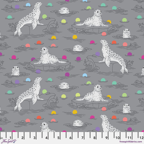 FreeSpirit Fabrics - Tula Pink Graywork - Seal the Deal Shadow Fabric