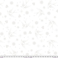 FreeSpirit Fabrics - 108" Wideback True Colors - Fairy Flakes XL - Snowfall Fabric
