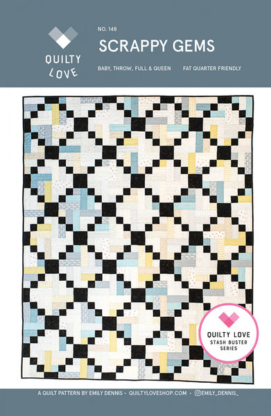 Quilty Love - Scrappy Gems - Paper Pattern