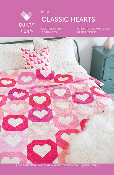 Quilty Love - Classic Hearts - Paper Pattern